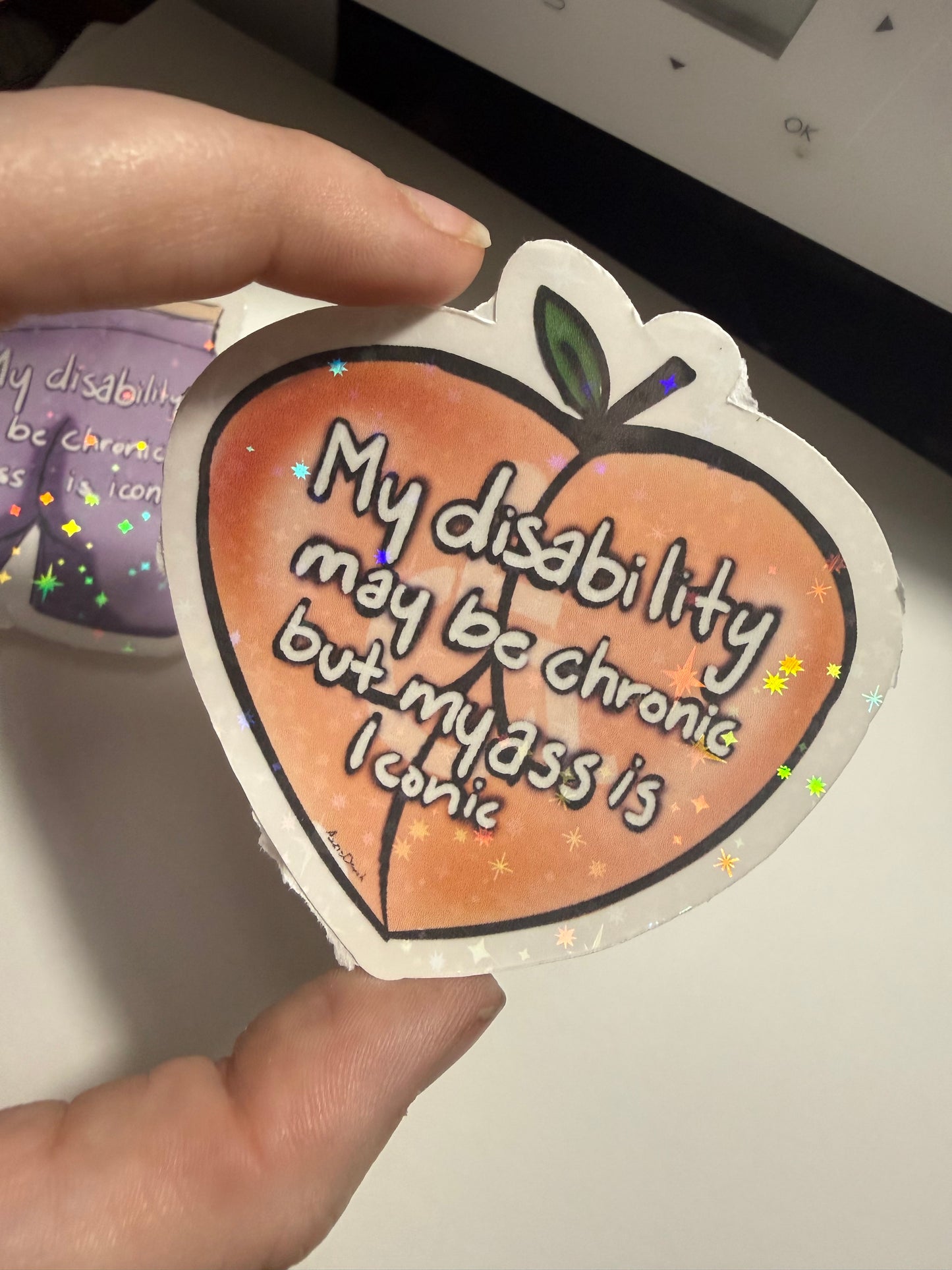 My disability may be chronic stickers