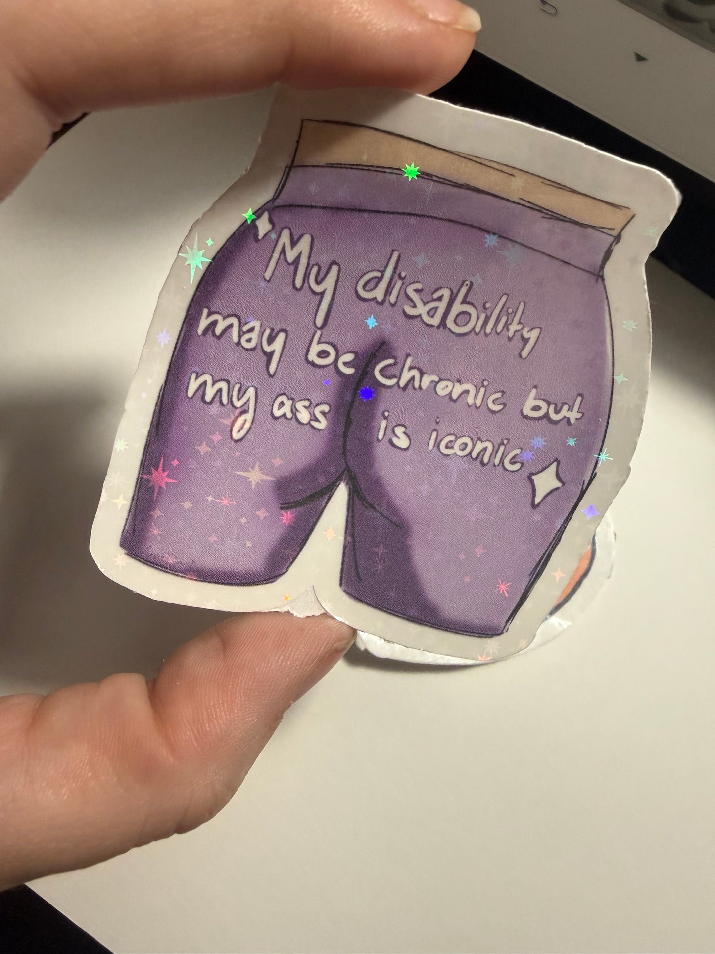 My disability may be chronic stickers
