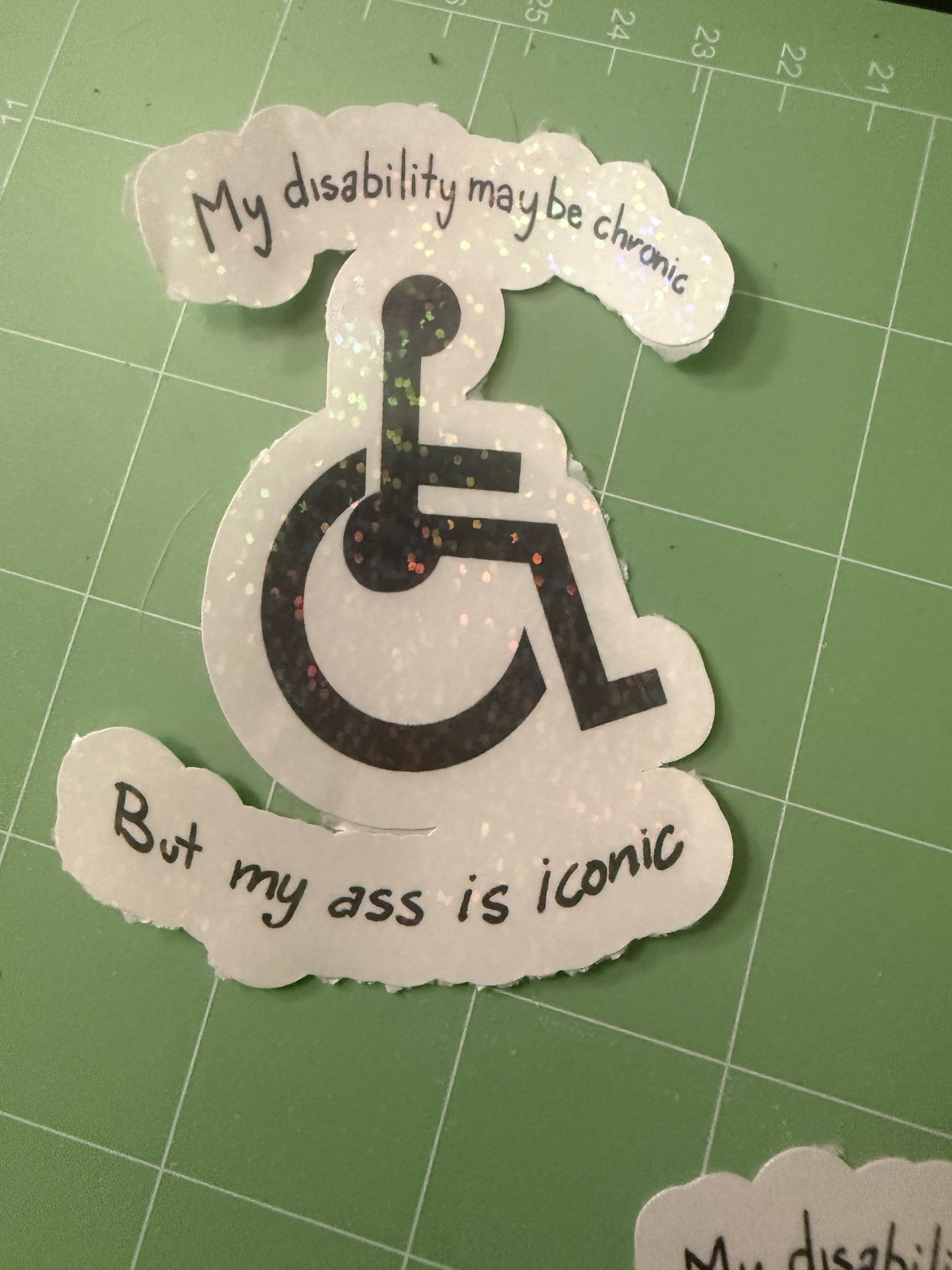 My disability may be chronic stickers