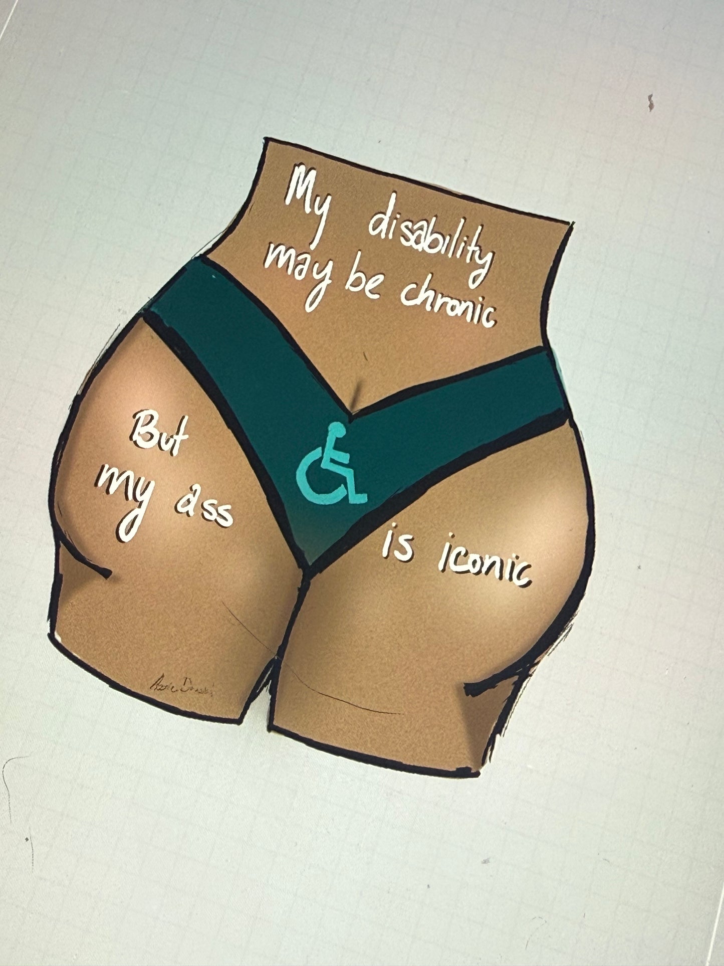 My disability may be chronic stickers