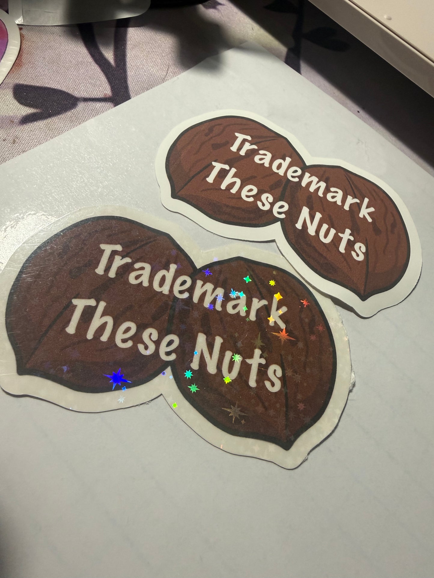 Trademark stickers