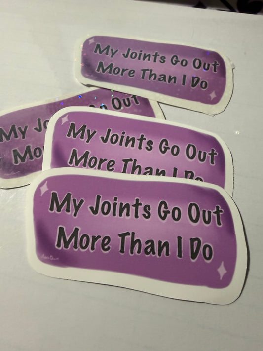 EDS: my joints go out more than I do sticker